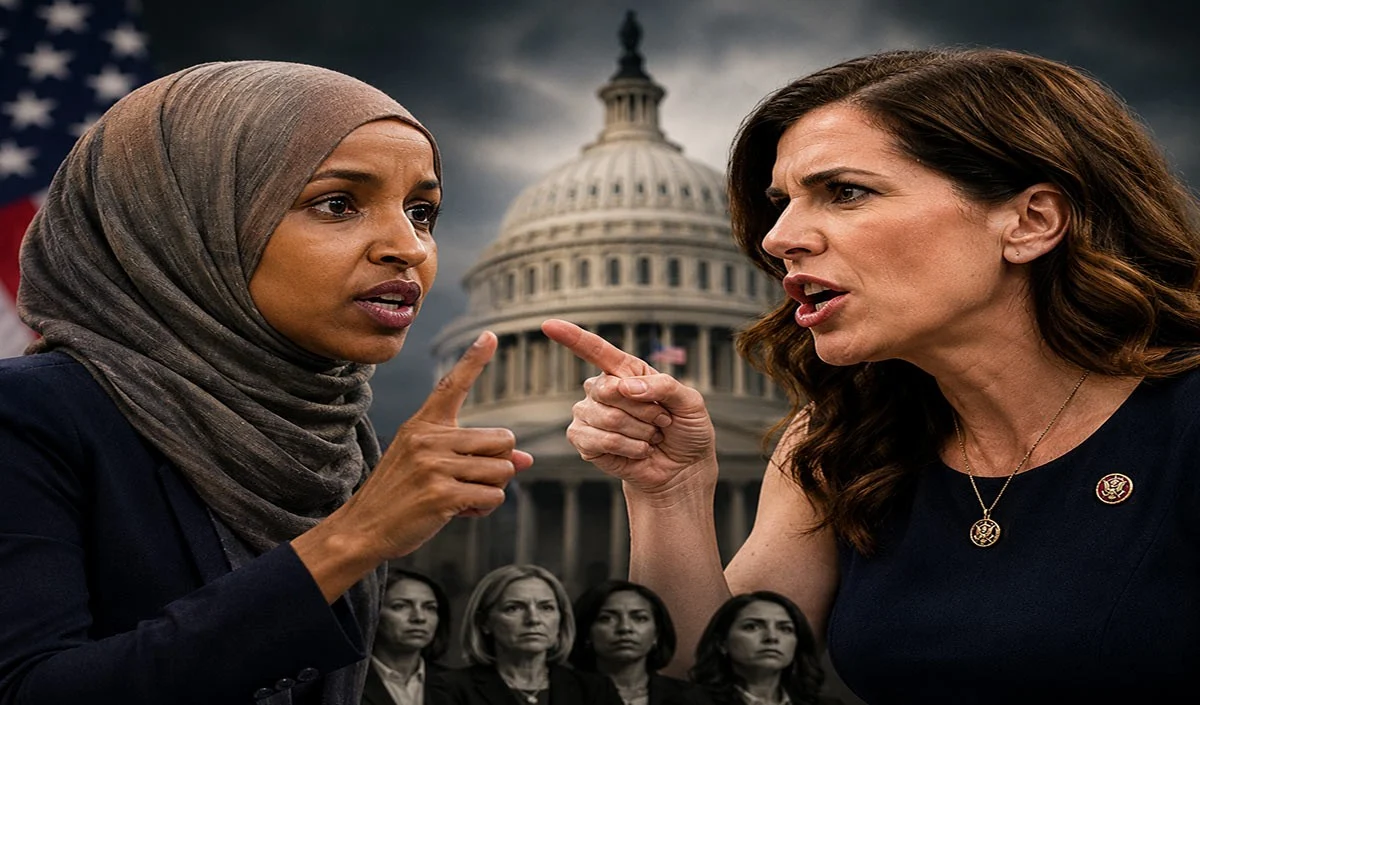 भारत में तो कई बार देखी होगी, अब अमेरिकी सांसदों की भिड़ंत देखिये, Ilhan Omar को Nancy Mace का करारा जवाब छा गया